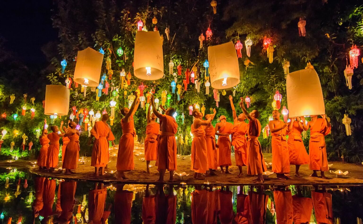buddhist festivals asia tenggara
