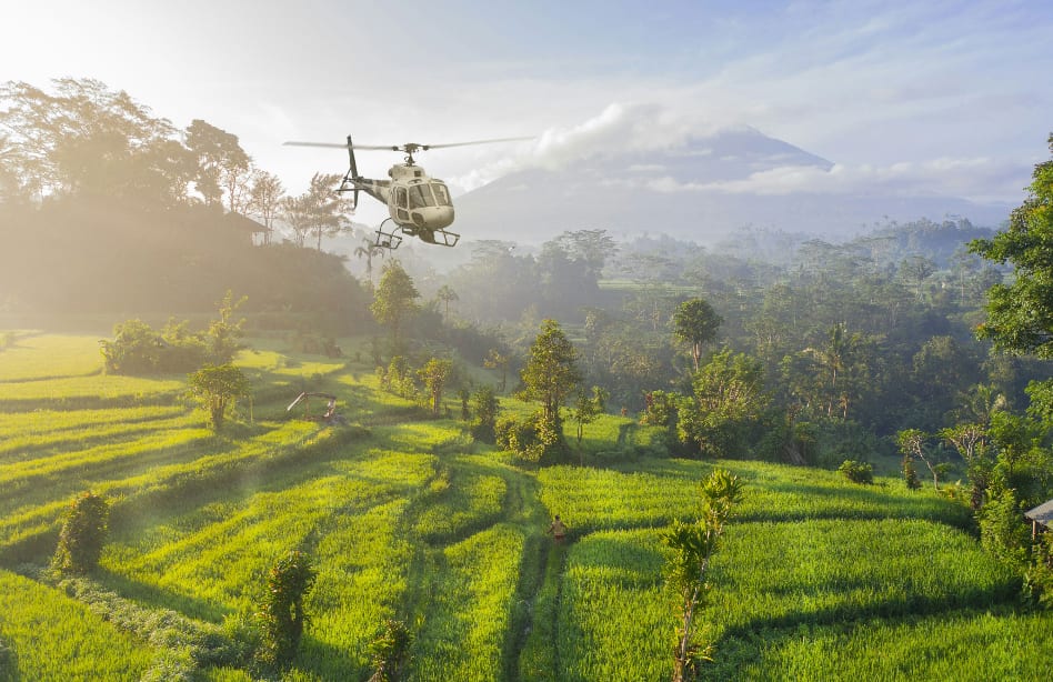 helicopter tours asia tenggara