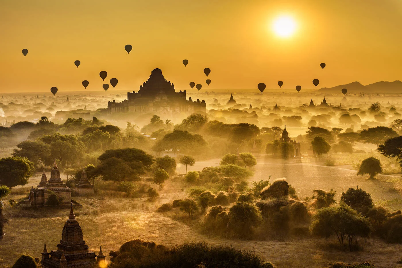 hot air balloon rides asia tenggara